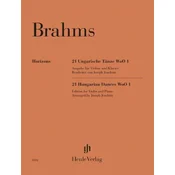 BRAHMS:21 HUNGARIAN DANCES WoO 1 (JOACHIM) FOR VIOLIN AND PIANO