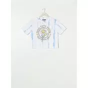 Sinsay - Crop top s tie-dye uzorkom SmileyWorld® - bledoplavo