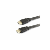 SBOX HDMI kabel 4K 1,5m flat črn