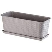 KADAX Balkonski cvetlični lonec s stojalom za rože, dolžina 40 cm