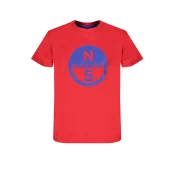 NORTH SAILS SHORT SLEEVED T-SHIRT FOR CHILDREN RED