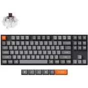 Keychron Keychron K8 Max QMK Brezžična mehanska tipkovnica, v celoti sestavljena / Hot-Swap / RGB / Super Brown / K8M-H3, (5000120107)