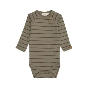 LilAtelier Pajac/bodi NBMKAIL kaki/oliva
