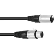Omnitronic Omnitronic 30220765 XLR priklučni konektor [1x moški konektor XLR 5-polni - 1x ženski konektor XLR 5-polni] 1.50 m črna, (20428185)
