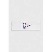 Naglavni trak Nike bela barva