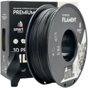 Smart Print PLA+ Črna Filament 1.75mm - Smart Print za 3D Tisk (1kg Kolut)
