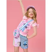 Sinsay - Pamucna majica bez rukava Stitch - šareno