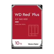 Western Digital WD Red Plus 10TB 256MB 3 5 inčni SATA 6Gb / s - unutarnji NAS tvrdi disk (CMR)