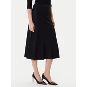TWINSET Midi krilo 252TP3641 Črna Regular Fit