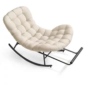 Songmics Gugalnik 118x85x85 cm bež