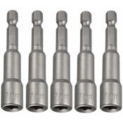 Generic Hand electric drill socket head, strong magnetic electric screwdriver, inner hexagonal and outer hexagonal wrench, electric batch with magnetic socket, (21066563)