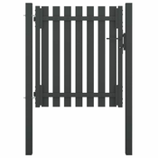 Vrtna vrata za ogradu od celika 100x75 cm antracit boje