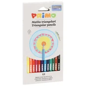 BOJE DRVENE  12BOJA TROKUTASTE PRIMO 5151TRIS12 BLISTER
