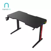 Gaming sto Nanobit NB503 RGB 140cm Midnight Black