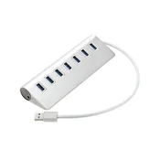 KETTZ USB Hub KT-HUSB.78, 7 portova, Beli