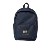 JACK & JONES Ruksak Back to School tamno plava / crna / bijela