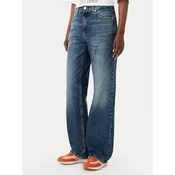 Tommy Hilfiger Jeans hlače WW0WW50963 Modra Straight Fit