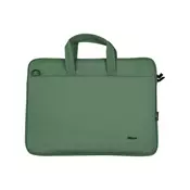 Trust 24450 Ekološka tanka torba za laptop, 16, zelena