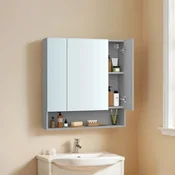 Songmics Kopalniška omarica 165x70x75 cm Siva