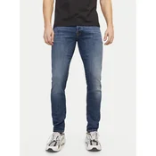 Jack & Jones Jeans hlače Iglenn Fox 12250486 Modra Slim Fit