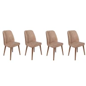 Hanah Home Set 4 trpezarijske stolice Alfa Orah