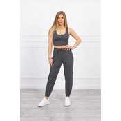 Set top+trousers graphite