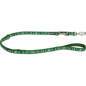 Red Dingo Switch Leash CIRCADELIC zelena 25 mm