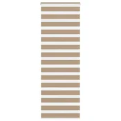 Zebra zavjesa Pješcano smeda 80x230 cm Širina tkanine 75,9 cm Poliester