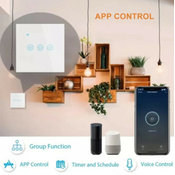 Gembird ZIGBEE-SMART-3 GANG-RSH-SP003-EU 3 gang wireless remote glass touch tuya ZigBee HomeKit