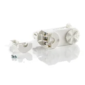 GLOBAL 3-fazni višestruki adapter Noa, nosivosti 10kg, bijele boje - bijela - Metal