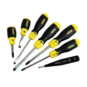 Stanley 0-65-009 Odvijaci Cushion Grip set 6kom + tester 220V