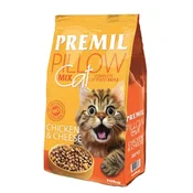 PREMIL Suva hrana za macke Pillow Mix, Piletina i sir, 10kg