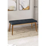 Hanah Home klupa Arwen, 105 cm, antracit / prirodno drvo