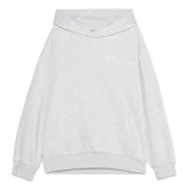 Cropp - Pulover s kapuco in potiskom - light grey