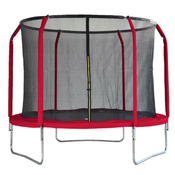 Garden trampoline 10FT red