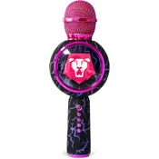 KPOP Demon Hunters Popsing LED brezžični karaoke mikrofon Saja Boys črno-vijolične barve za PC & mobilne telefone OTL