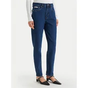 Calvin Klein Jeans Jeans hlače LV047F492G Modra Mom Fit