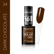 REVERS Revers Solar Gel lak za nohte 34 12 ml - hibridni učinek brez svetilke