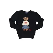 POLO RALPH LAUREN Pulover ICONIC BEAR, modra