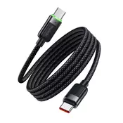 Pleten polnilni in podatkovni kabel 60W USB-C v USB-C McDodo CA-2000 z magnetnim navijanjem - 1.2m - črn