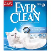 Ever Clean Extra Strong neodišavljen posip za mačje stranišče 10L