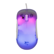 White Shark gaming miška GM-5017 MORDRED bela RGB 12800 DPI