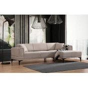 Atelier del Sofa Ugaona garnitura Horizon 85x43x207cm Svetlobraon