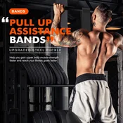 INF Pull up trak/Trening trakovi Pull ups - Pripomoček za vlečenje navzgor za kondicijo pri vadbi moči Orange 210 lbs, (21783948)