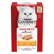 Gourmet Mon Petit 24 x 50 g - Raca, piščanec, puran