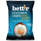 Bio kokosov čips s slano karamelo, Bettr, 40 g