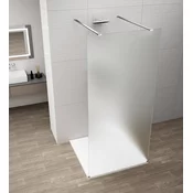 ESCA CHROME Enodelna steklena plošča za prho, prostostoječa, mat steklo, 1300 mm - Polysan - ESCA - 36 - Enostranski zaslon Walk - 1300 - 2100 - 8 - 14