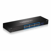 Trendnet TEG-30262 v1.0R Gigabit Ethernet (10/100/1000) 1U Crno