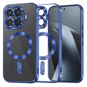 Ovitek Techsuit Luxury Crystal MagSafe za Xiaomi 17T Pro - deep blue