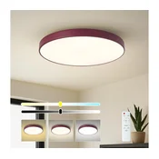 Brilagi-LED prigušiva plafonska lampa POOL LED/60W/230V 3000-6000K 60 cm bordo + daljinski upravljac